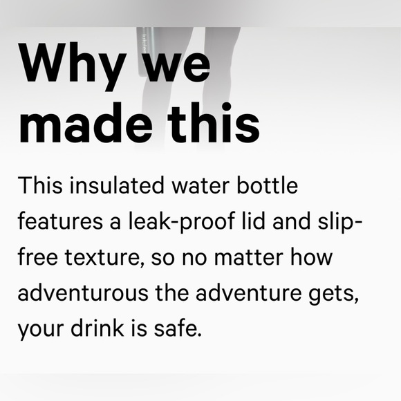 🍋 Lululemon Back To Life Sports Bottle 32 oz., *Shine, NWT - Picture 10 of 14